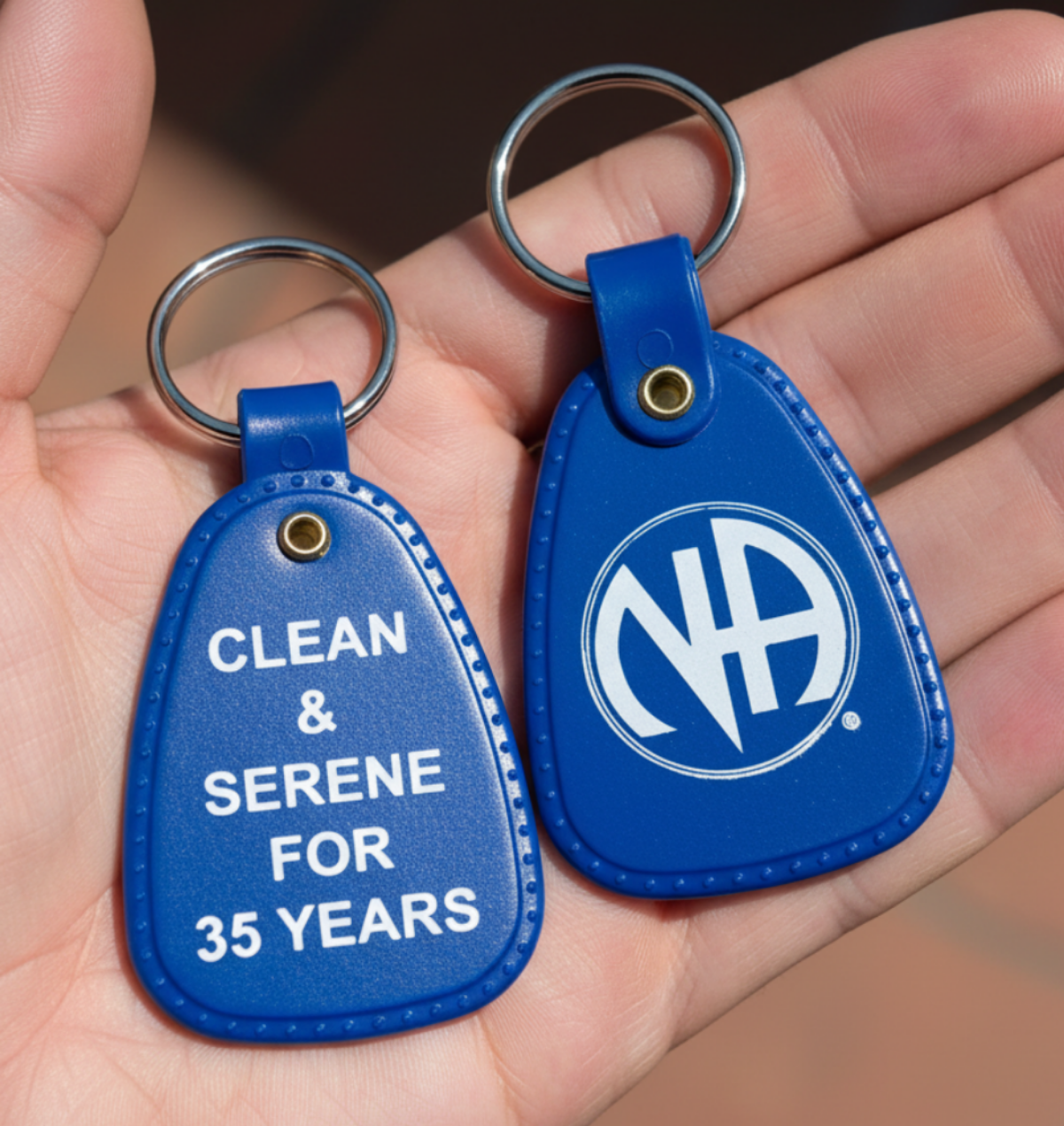 PKT- 35 YEARS - BLUE Key Tag