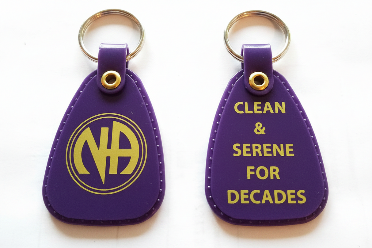 PKT- 20+ YEARS - DECADES - PURPLE Key Tag