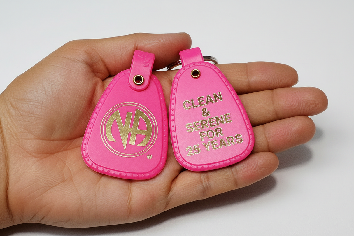 PKT- 25 YEARS - PINK Key Tag