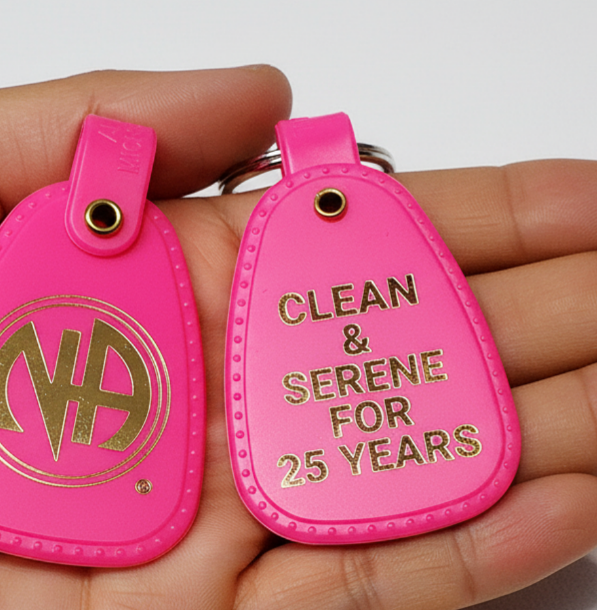 PKT- 25 YEARS - PINK Key Tag