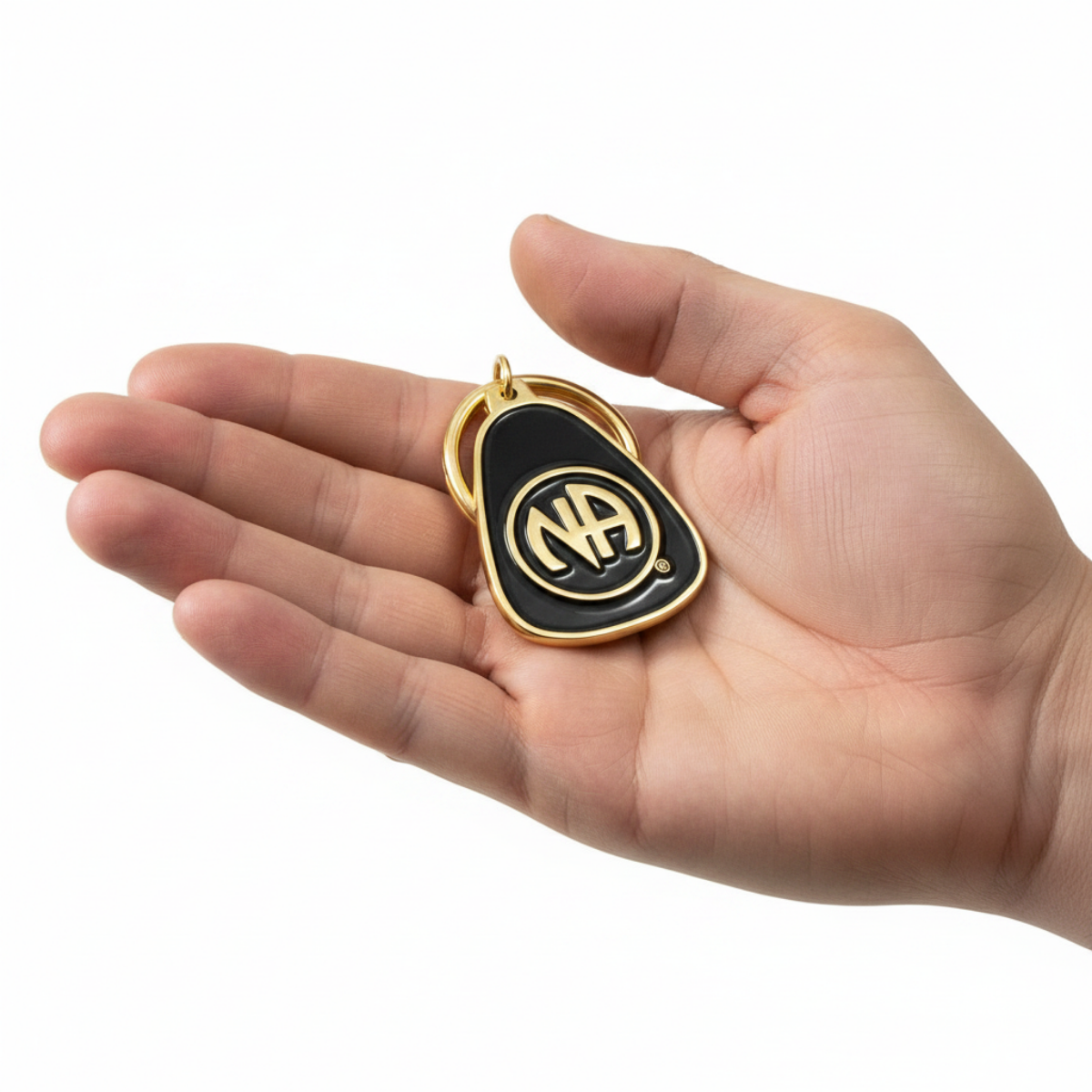 mkt- NA Black & Gold Key Chain