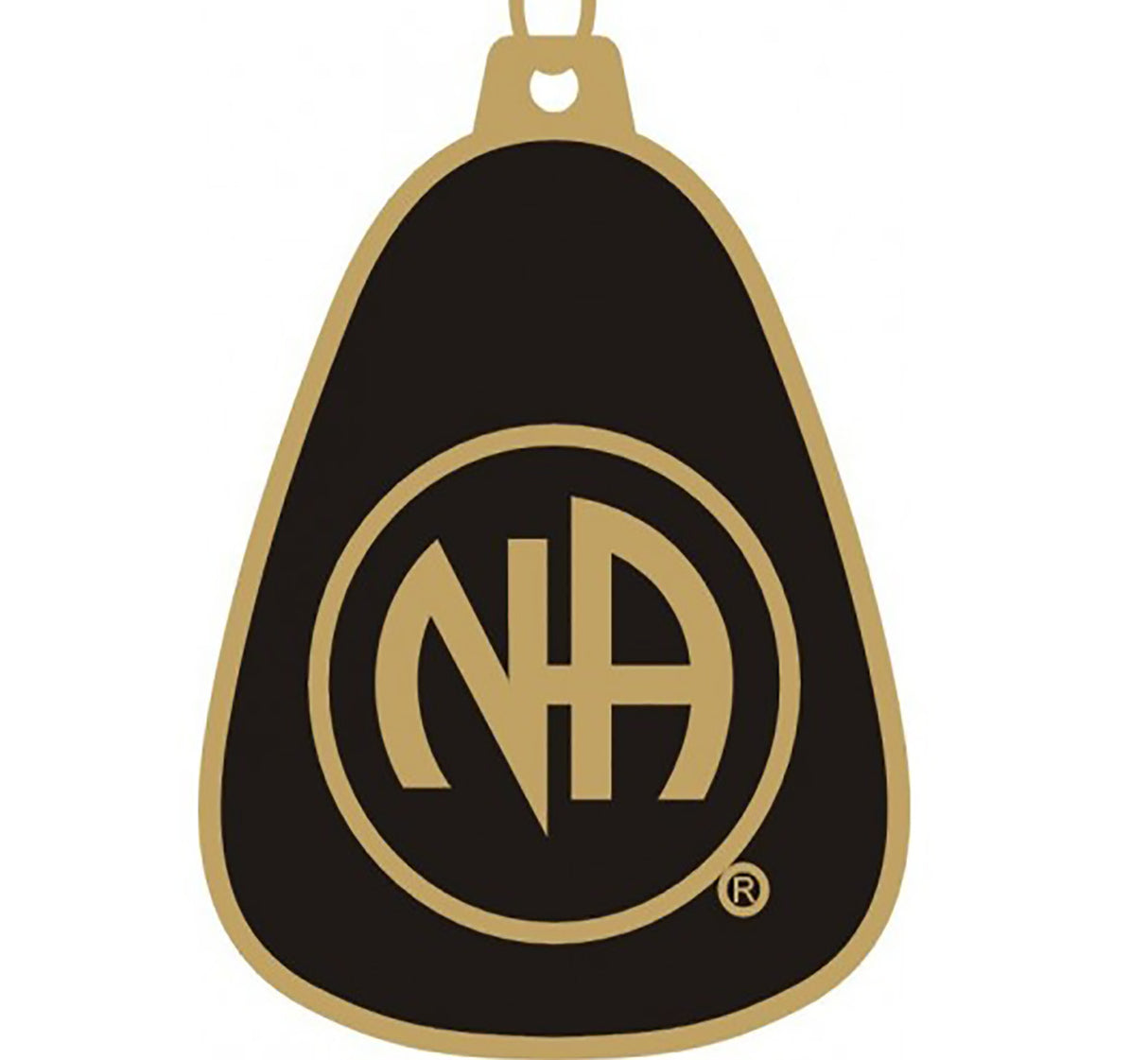mkt- NA Black & Gold Key Chain