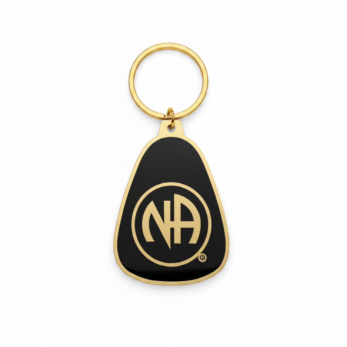mkt- NA Black & Gold Key Chain