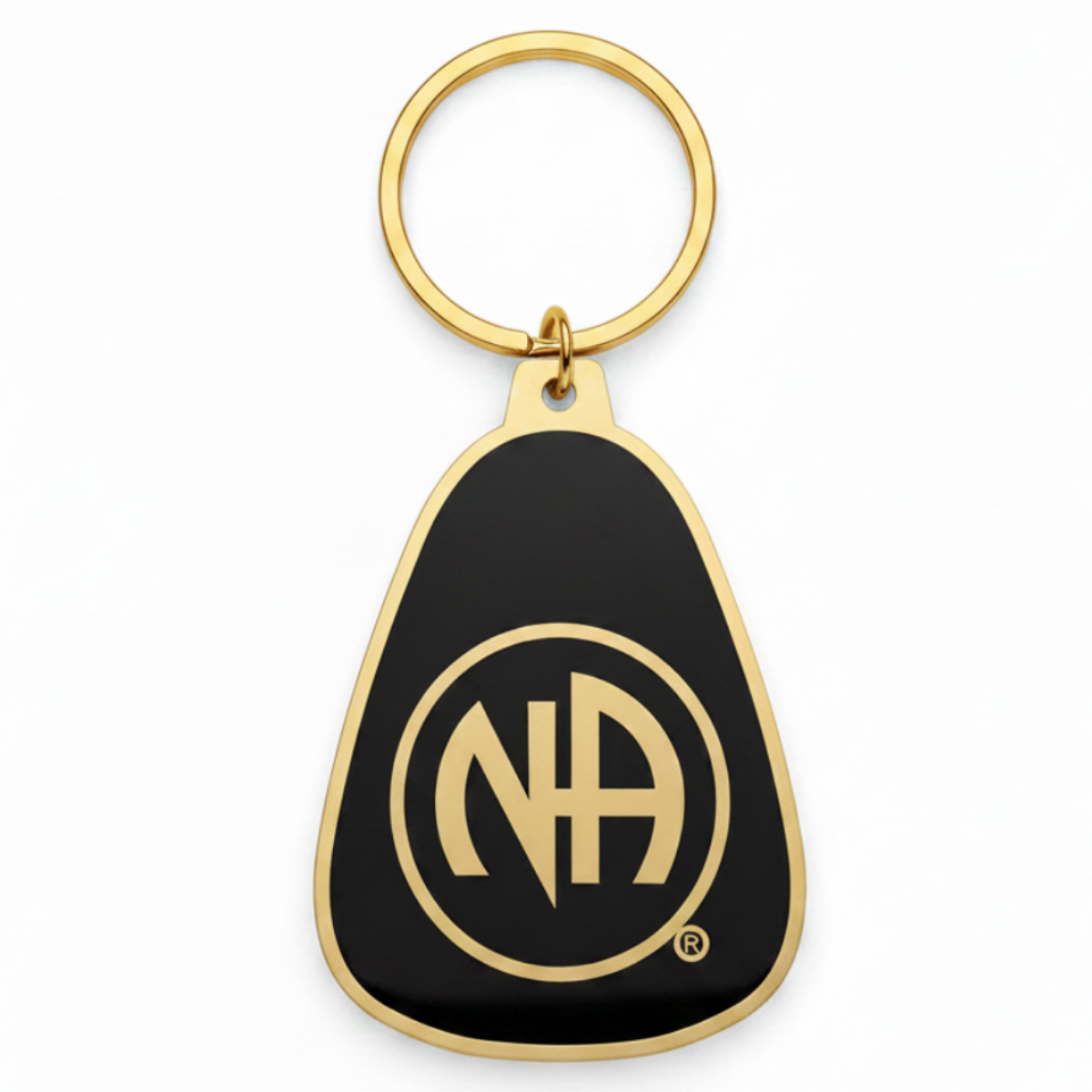 mkt- NA Black & Gold Key Chain