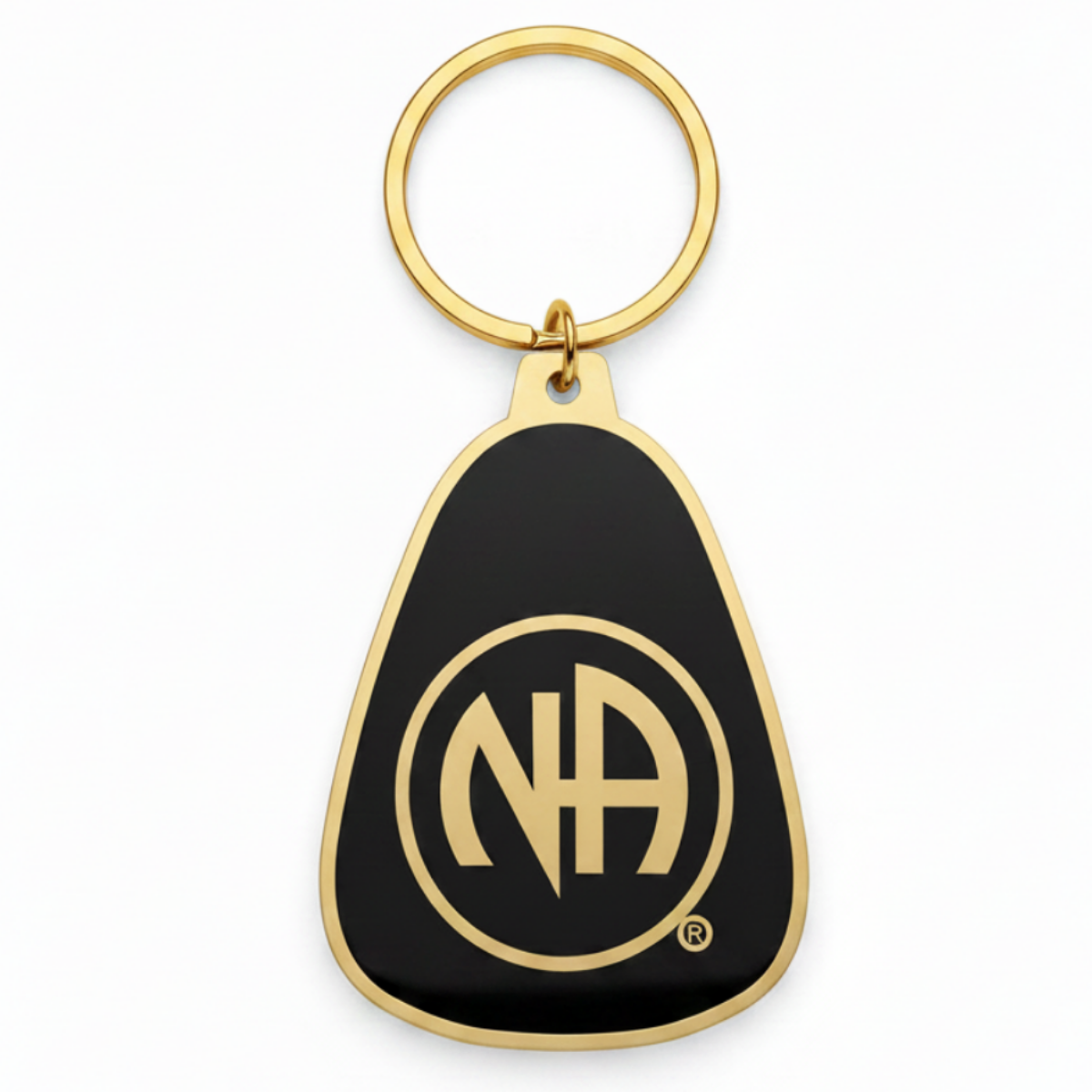 mkt- NA Black & Gold Key Chain