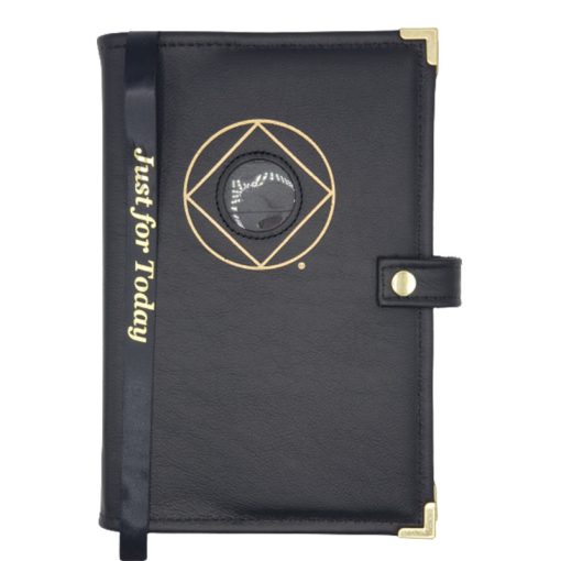 Cover-NA Genuine Leather NA Single Book Cover w/ NA Symbol and Coin Holder