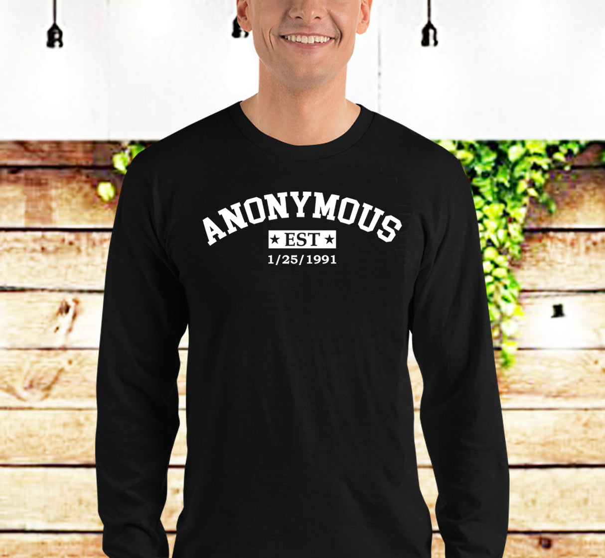 Anonymous Est Clean Date LS Tee