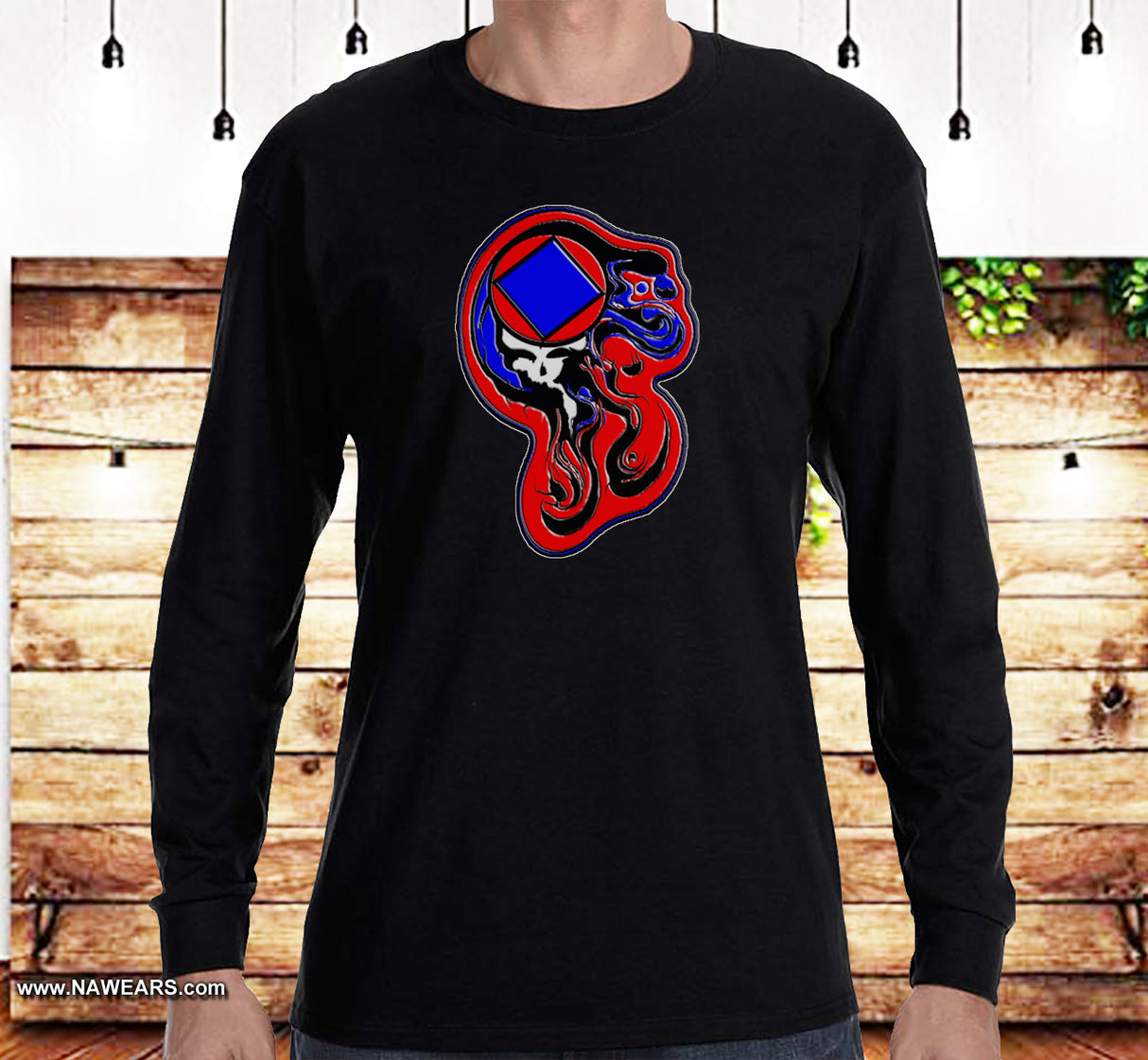 Stealie Skull Melt SS/LS Tee