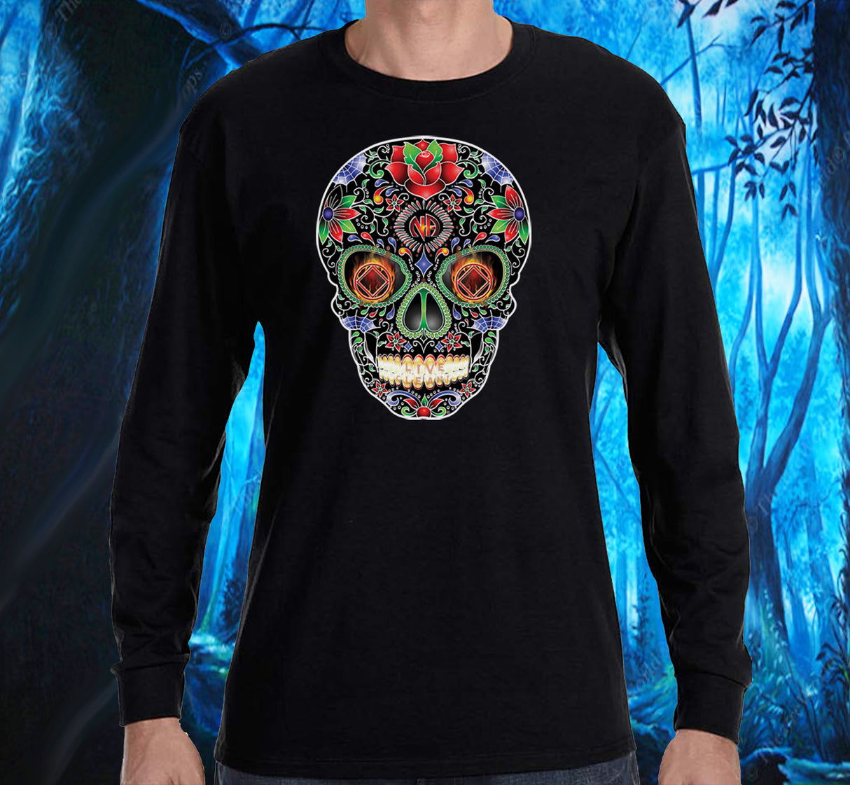 Sugar Skull Inverted SS/LS tee