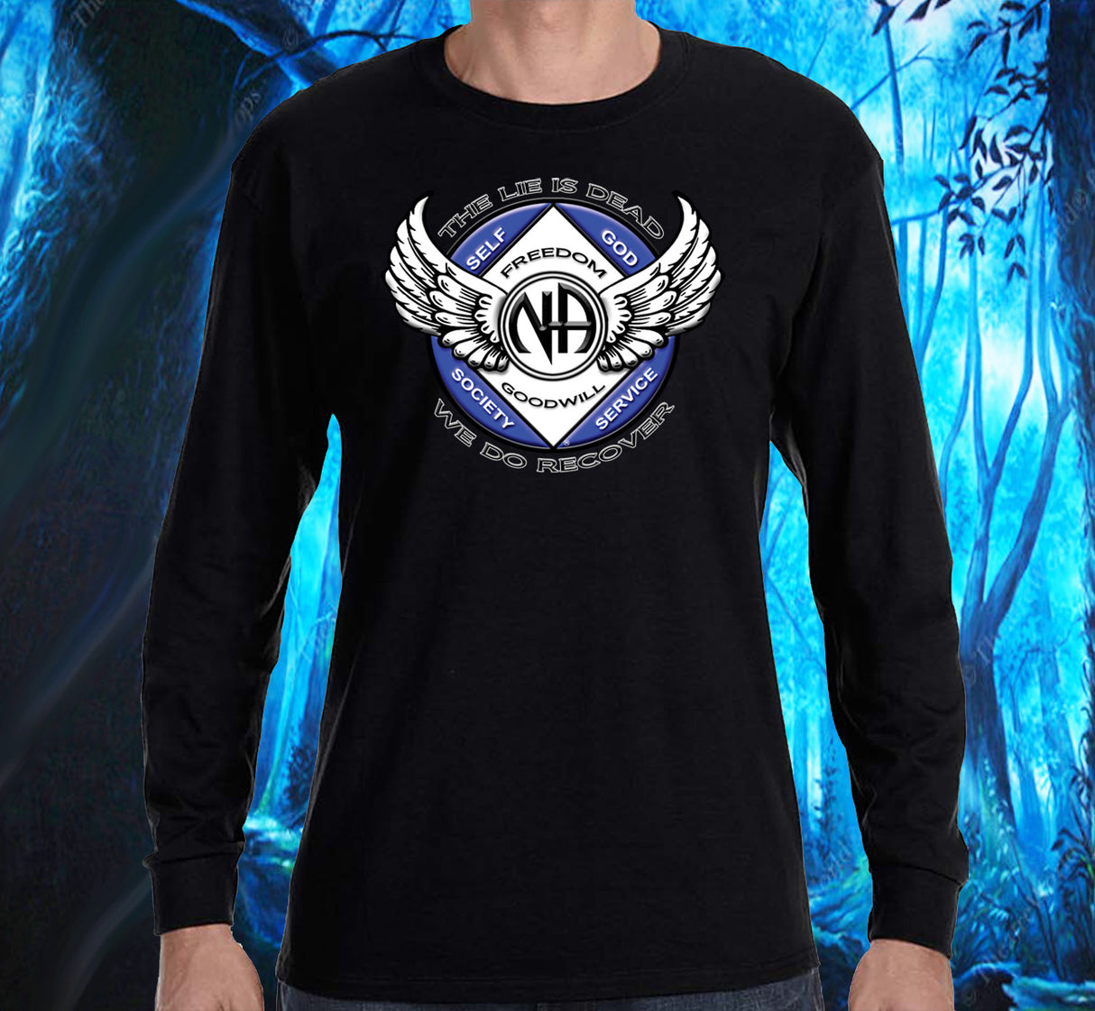 Winged NA Symbol SS/LS Tee