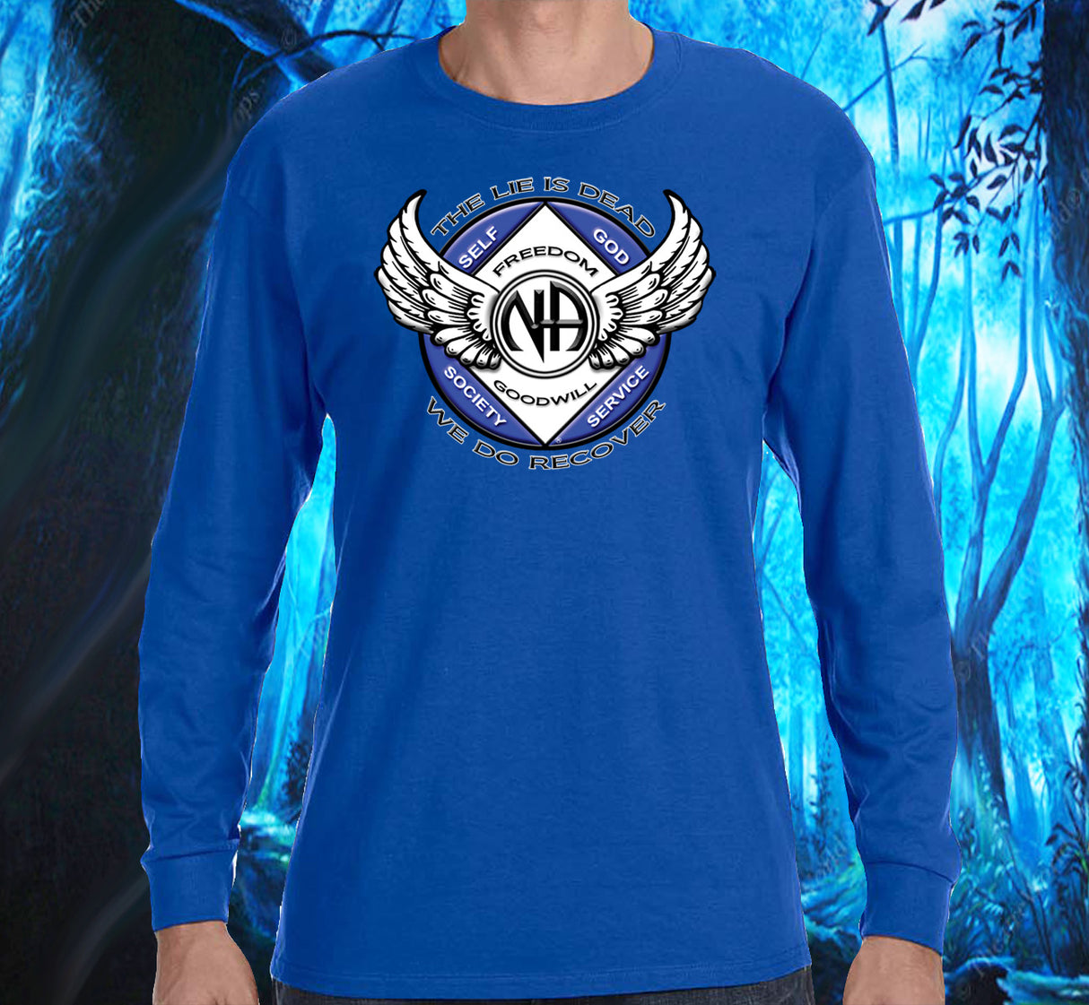 Winged NA Symbol SS/LS Tee