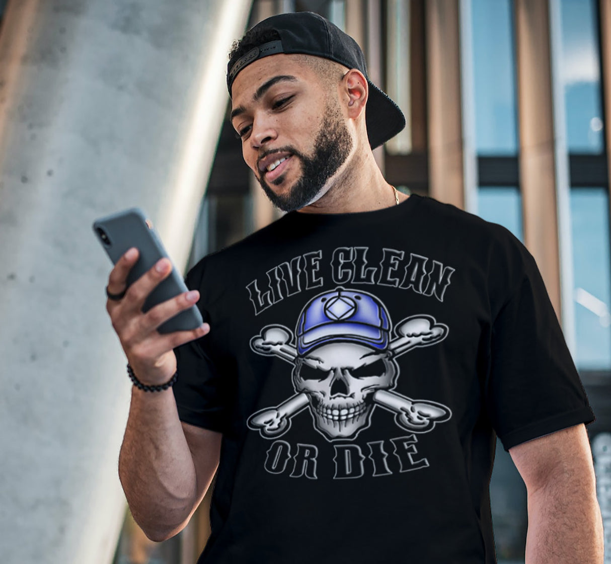 Live Clean Or Die V.2 dtg Tee