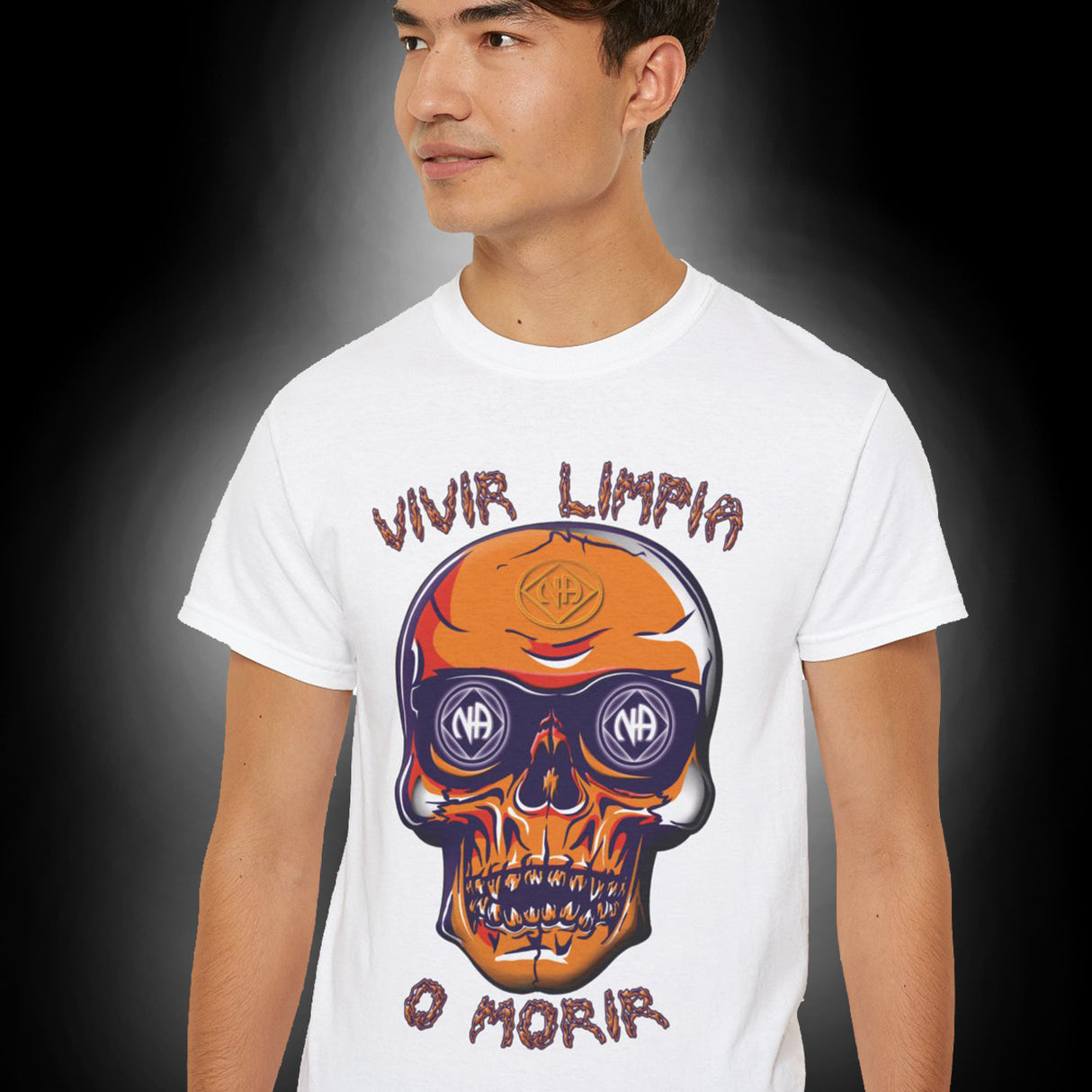 Spanish - Live Clean Skull Tee