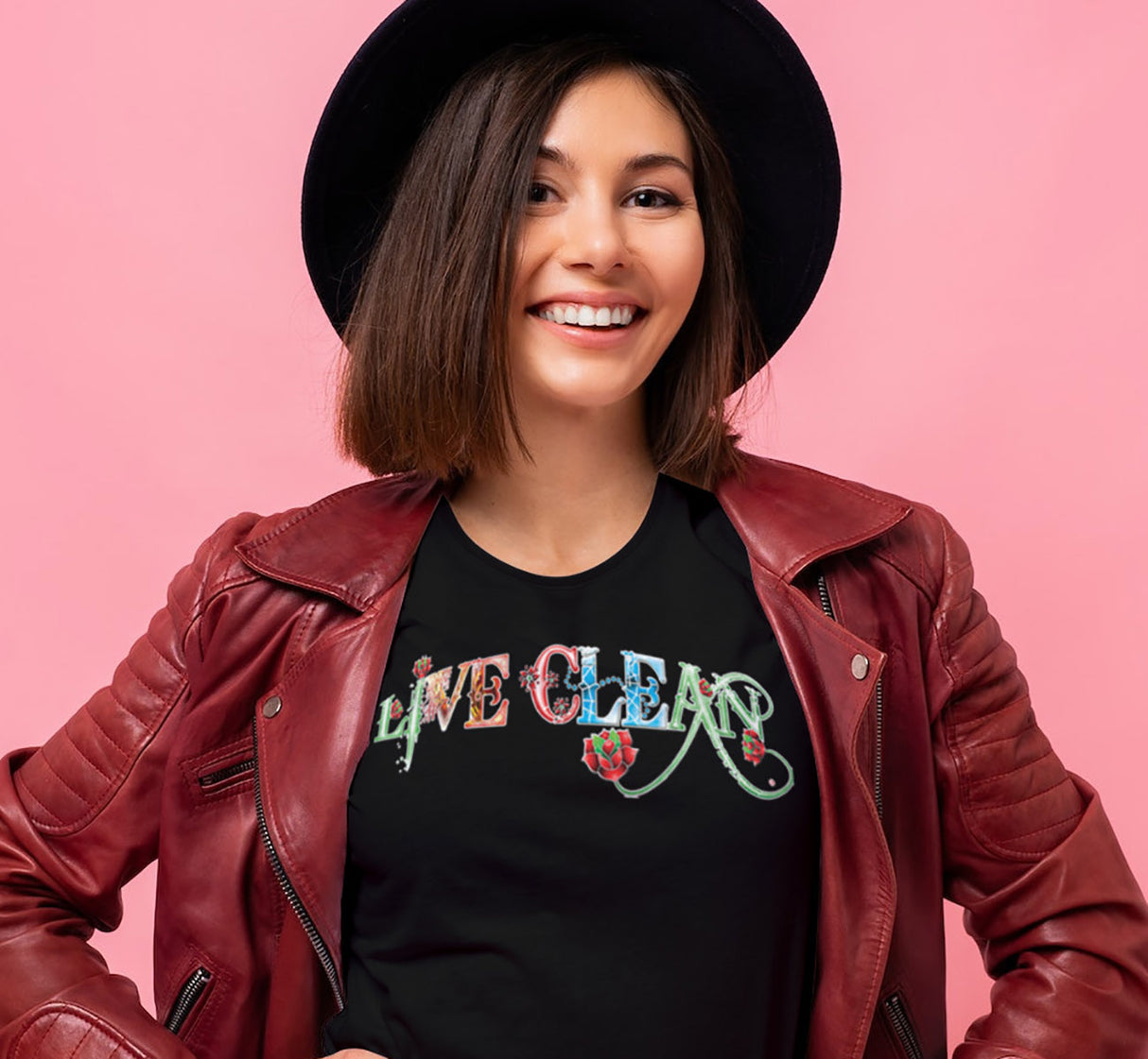 ldTs- Live Clean Sugary Women's Tee