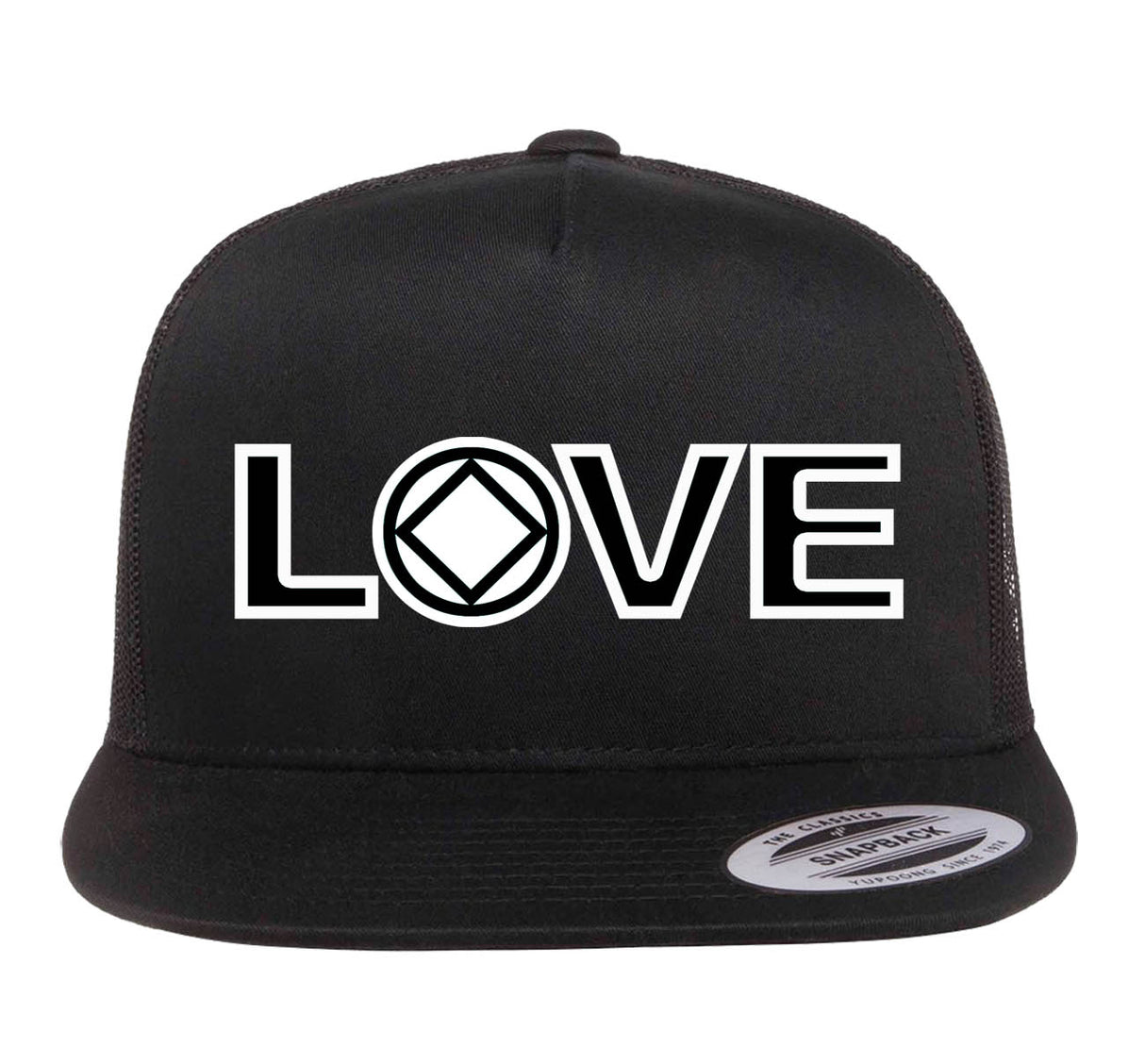 Ball Cap - LOVE w/ NA Symbol - Black