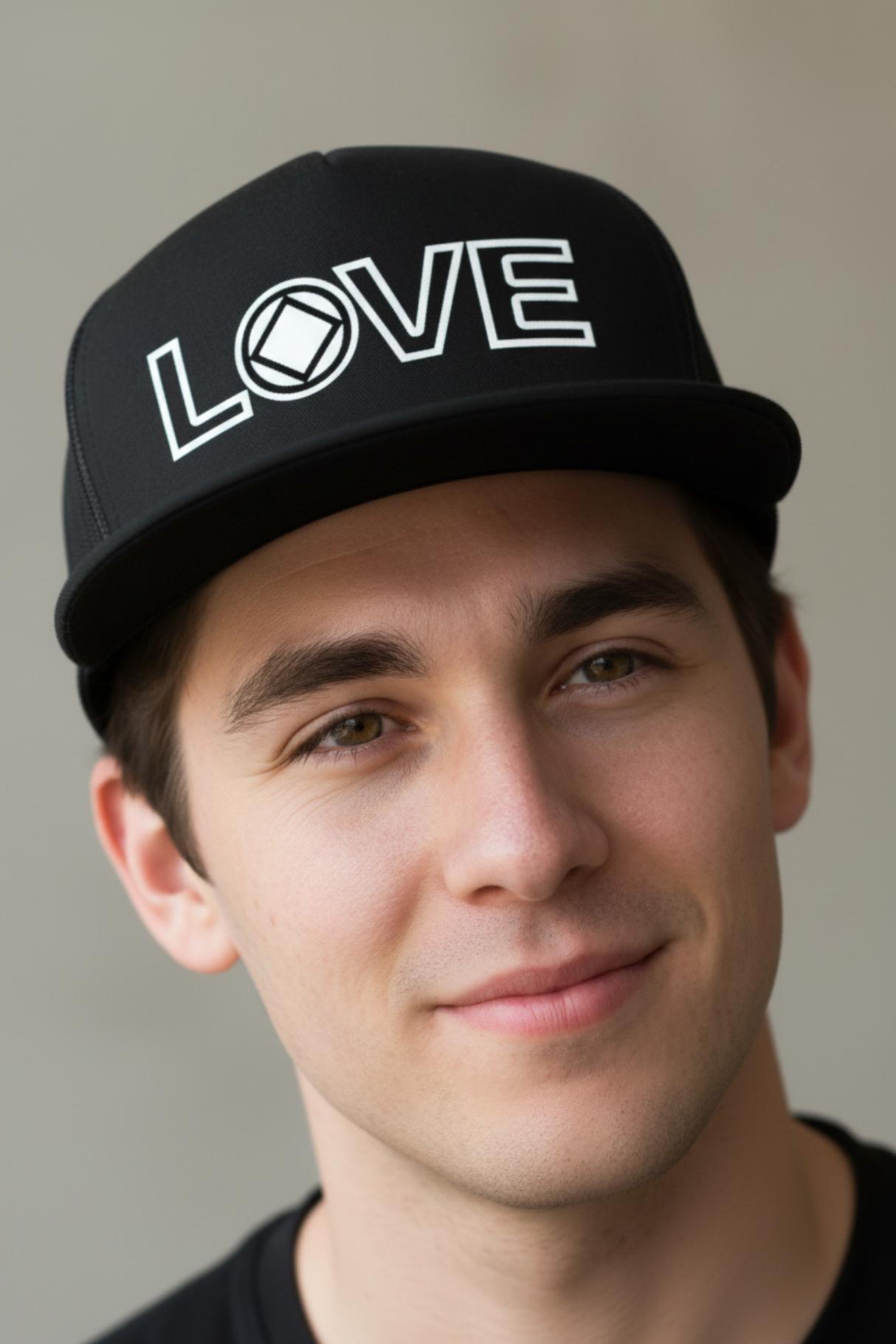 Ball Cap - LOVE w/ NA Symbol - Black