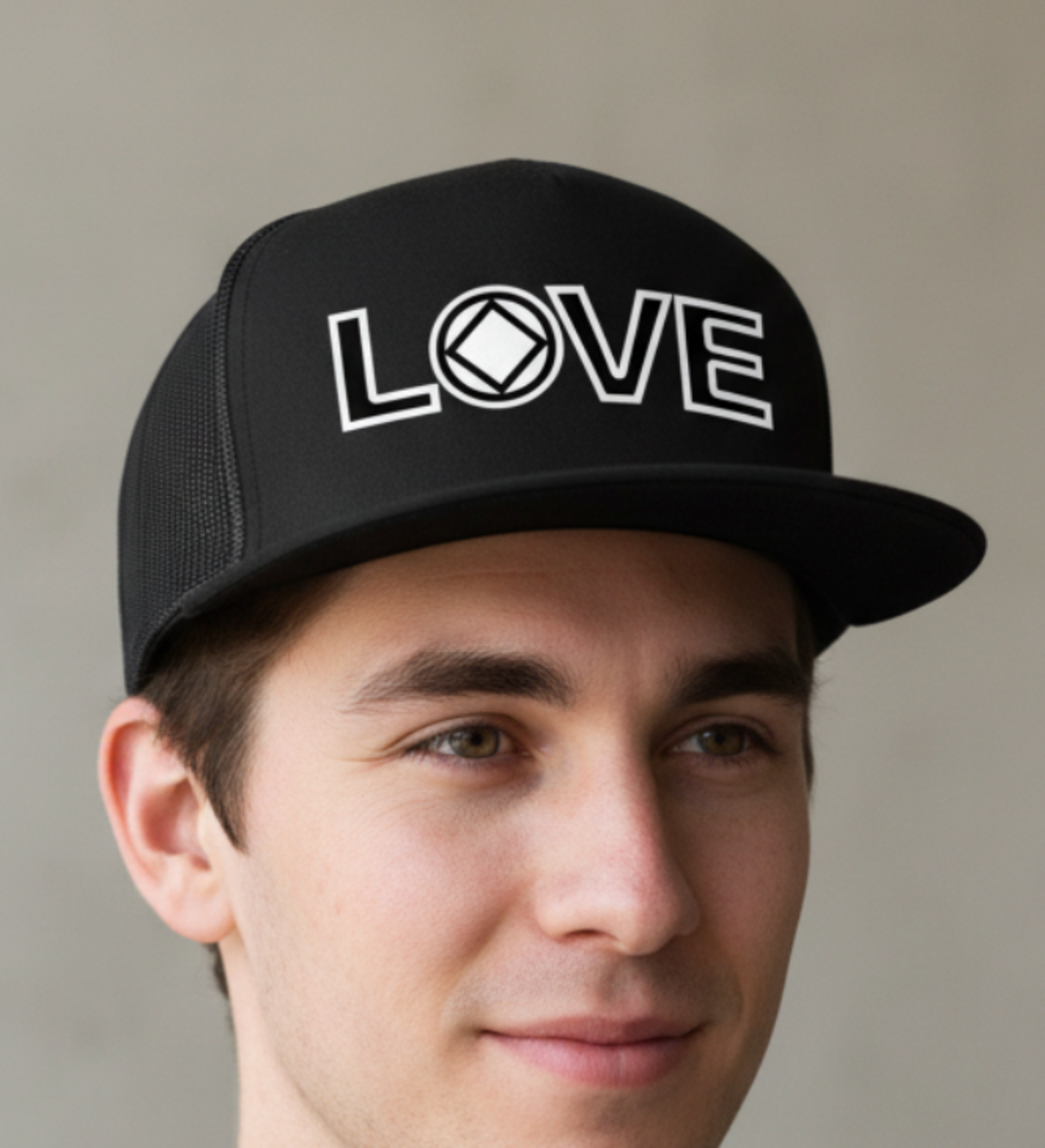 Ball Cap - LOVE w/ NA Symbol - Black