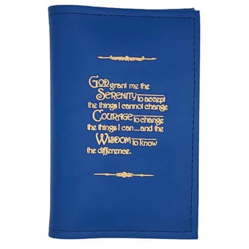 Cover-AA Single Book Cover with Serenity Prayer