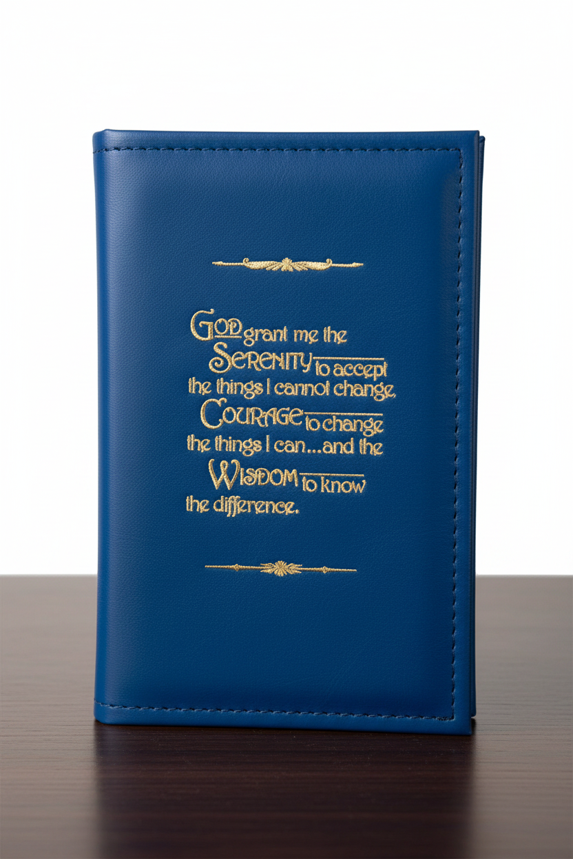 Cover-AA Single Book Cover with Serenity Prayer