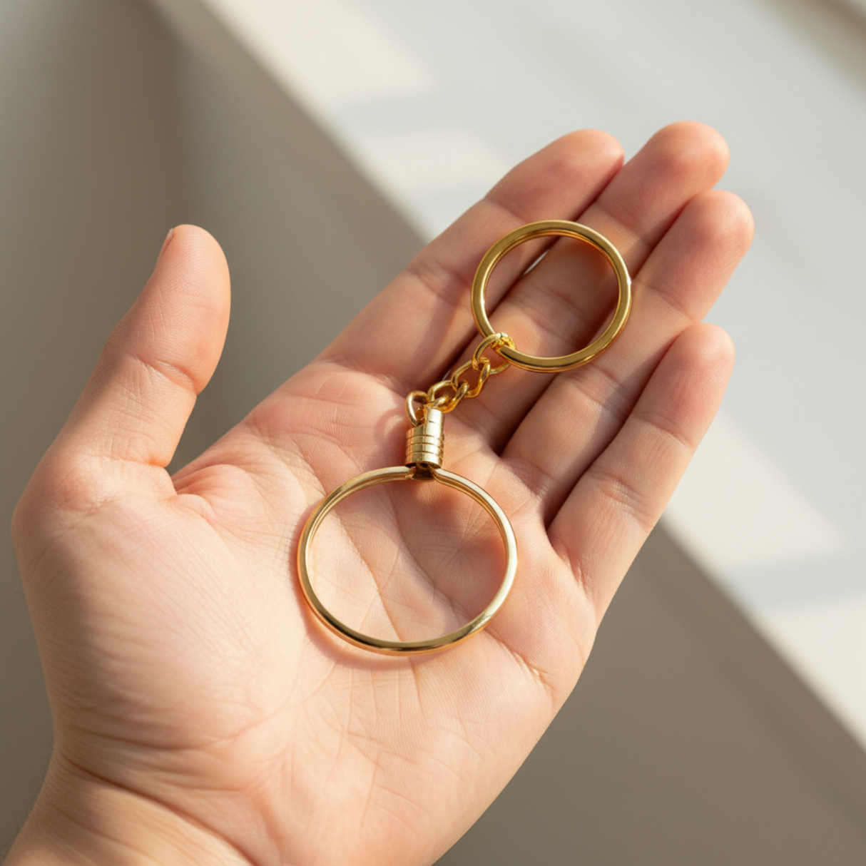 mhkt- Key Chain Medallion Holder w/ Chain