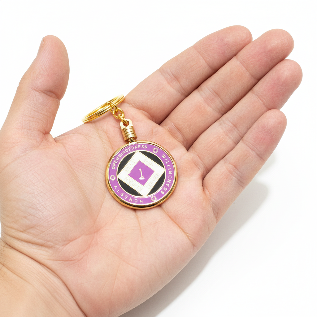 mhkt- Key Chain Medallion Holder w/ Chain