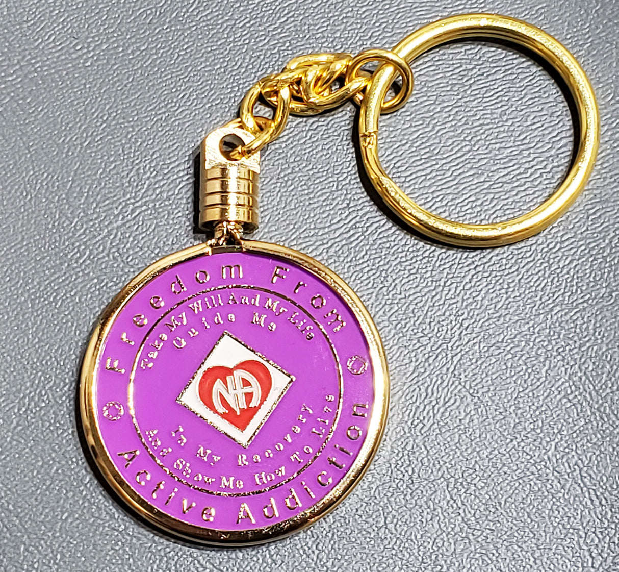 mhkt- Key Chain Medallion Holder w/ Chain