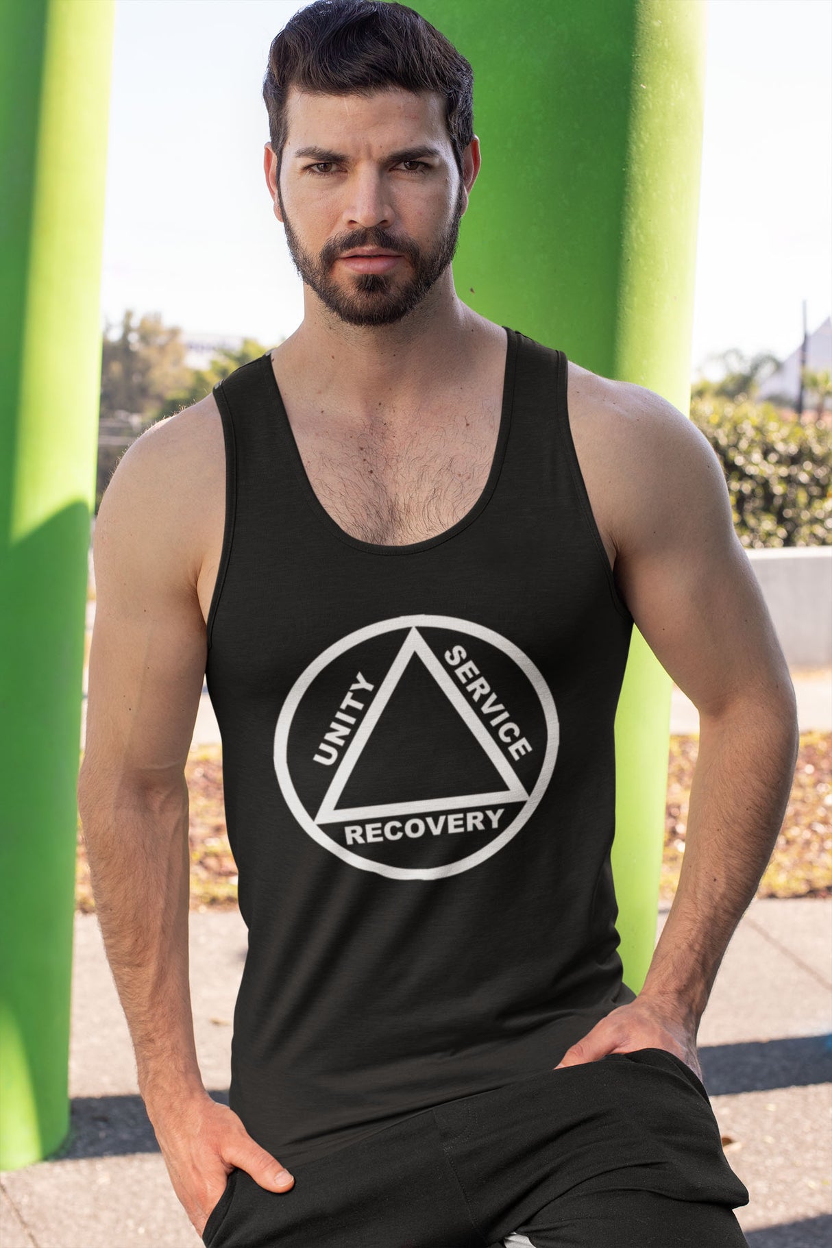 aatt- AA Symbol 1 Unisex Tank Tops
