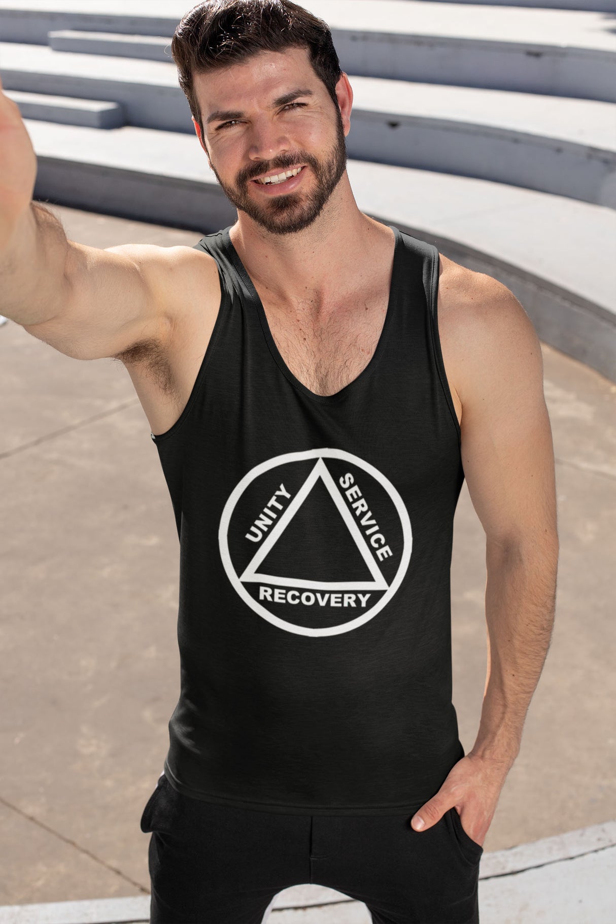 aatt- AA Symbol 1 Unisex Tank Tops