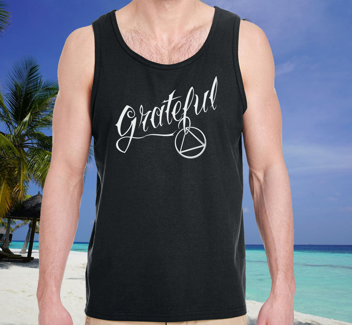 aatt- AA Grateful Unisex Tank Tops