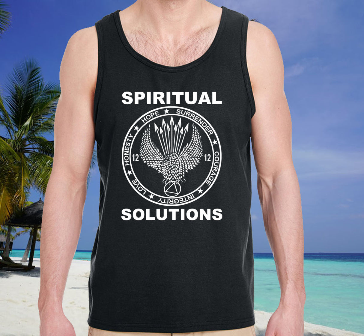 aatt- Spiritual Solutions Unisex Tank Tops