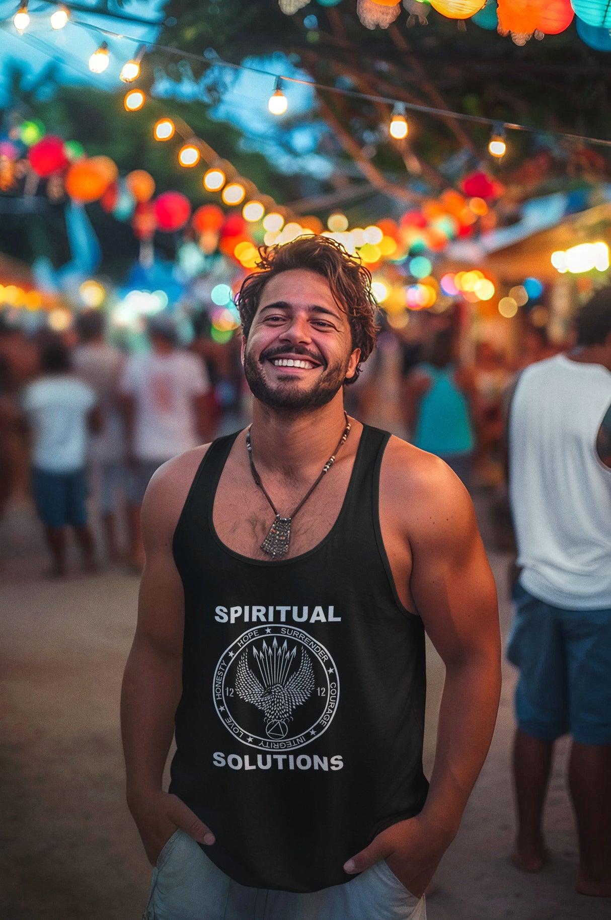 aatt- Spiritual Solutions Unisex Tank Tops