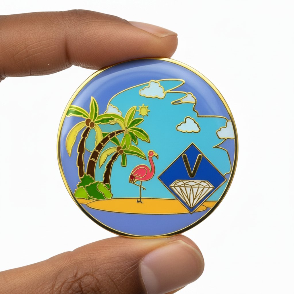 NA Recovery Medallion - Beach Life