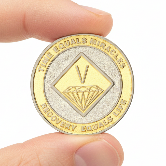 NA Recovery Medallion - BiPlated