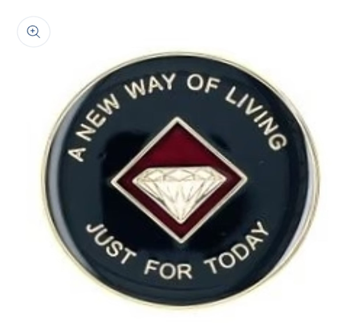 NA Recovery Medallion Burgundy & Gold