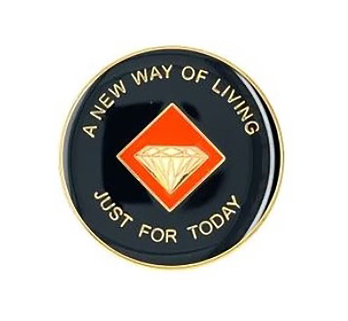 NA Recovery Medallion Orange & Black