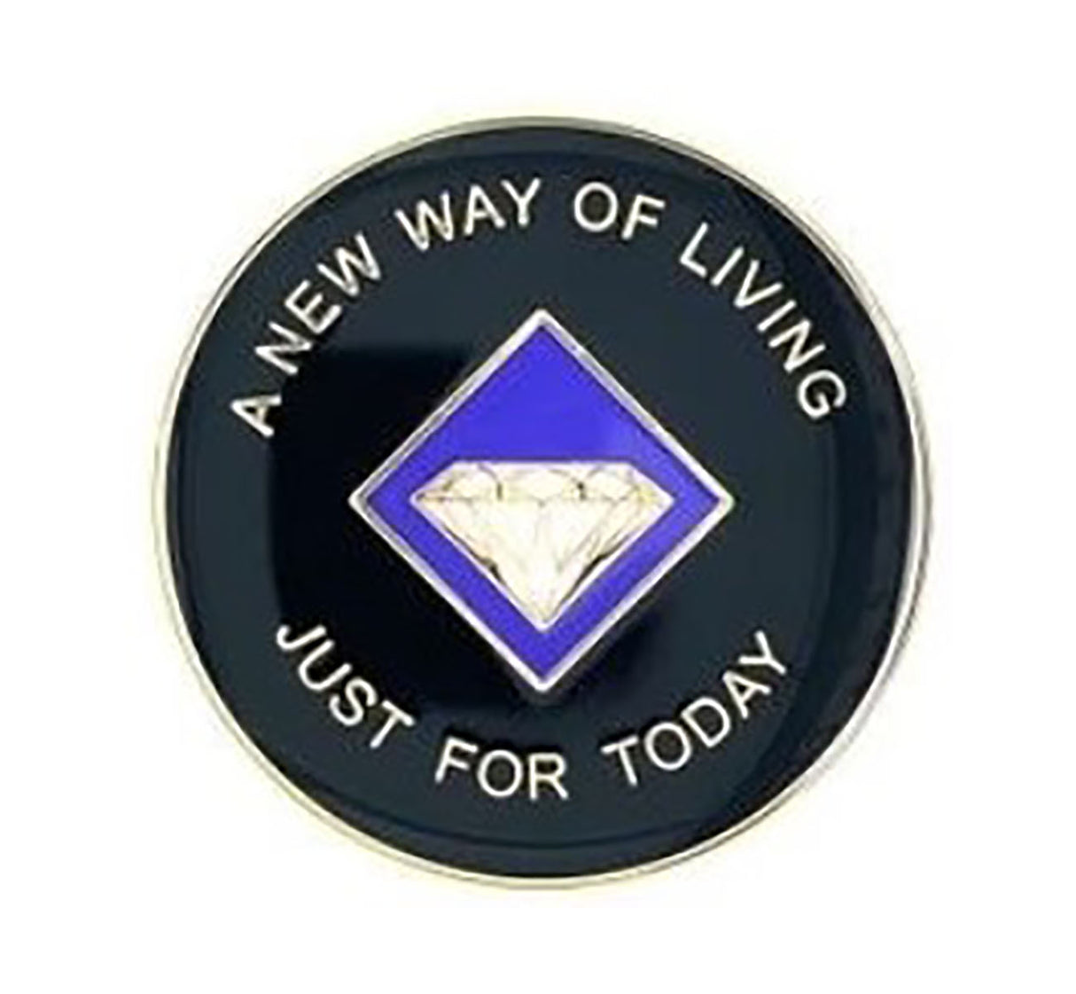 NA Recovery Medallion Purple & Black