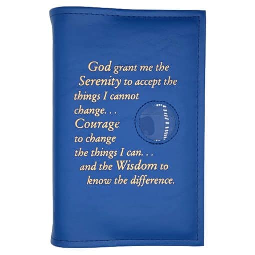 Cover-NA 6th Ed Single Basic Text Cover Serenity Prayer & Medallion Holder