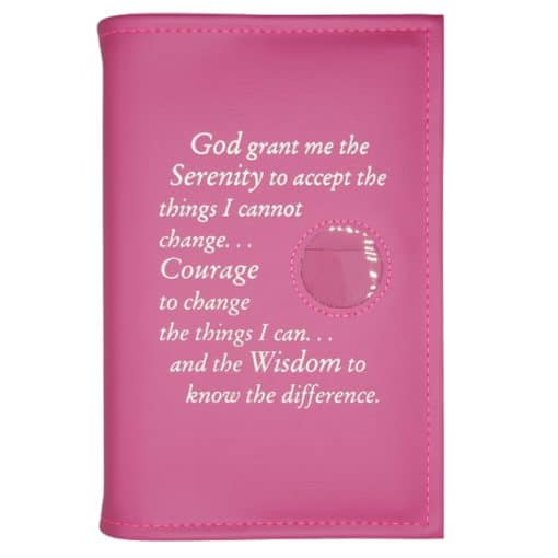 Cover-NA 6th Ed Single Basic Text Cover Serenity Prayer & Medallion Holder
