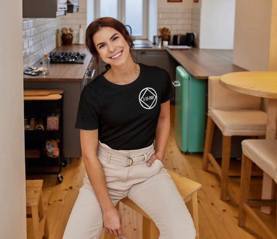 NA Chest Area Clean Date Custom Tee