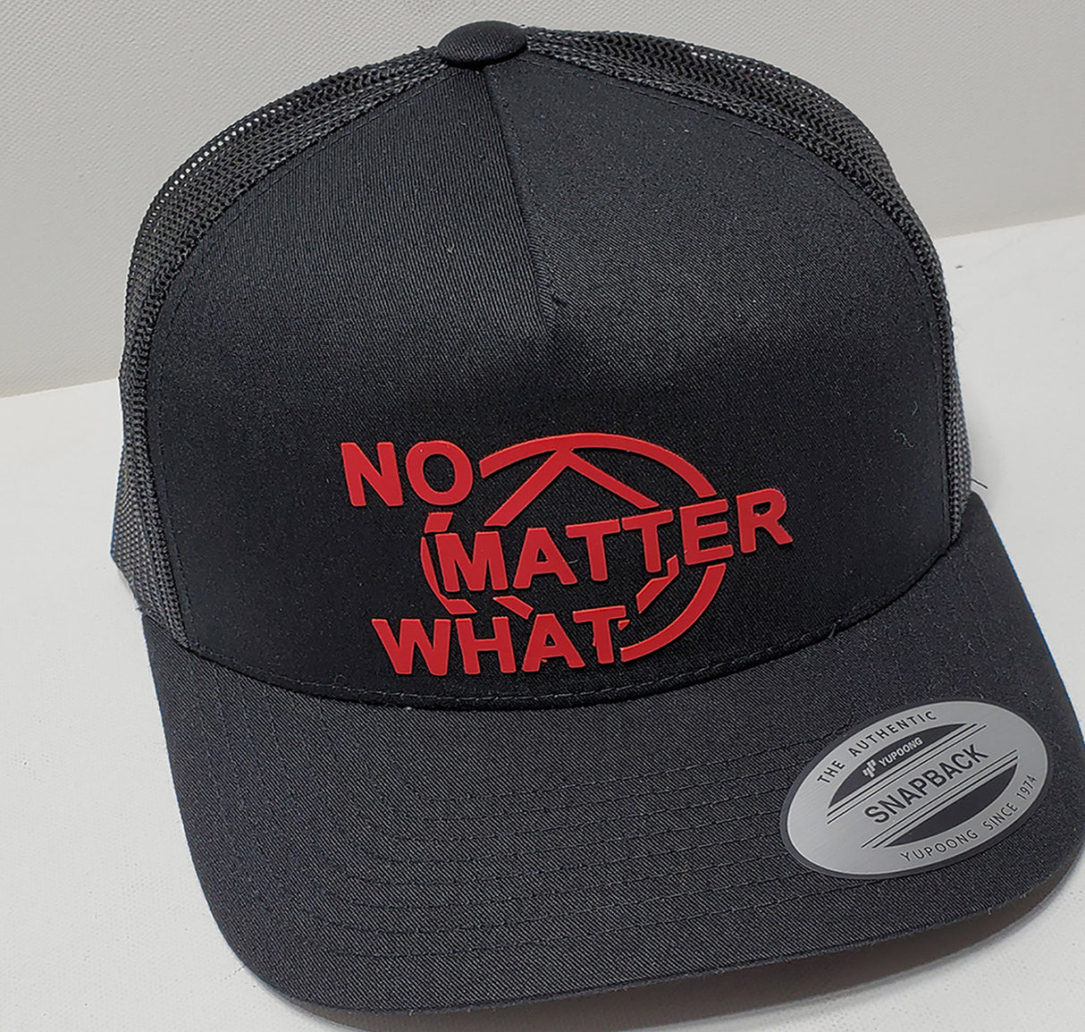 Trucker Cap - No Matter What Blk/Red