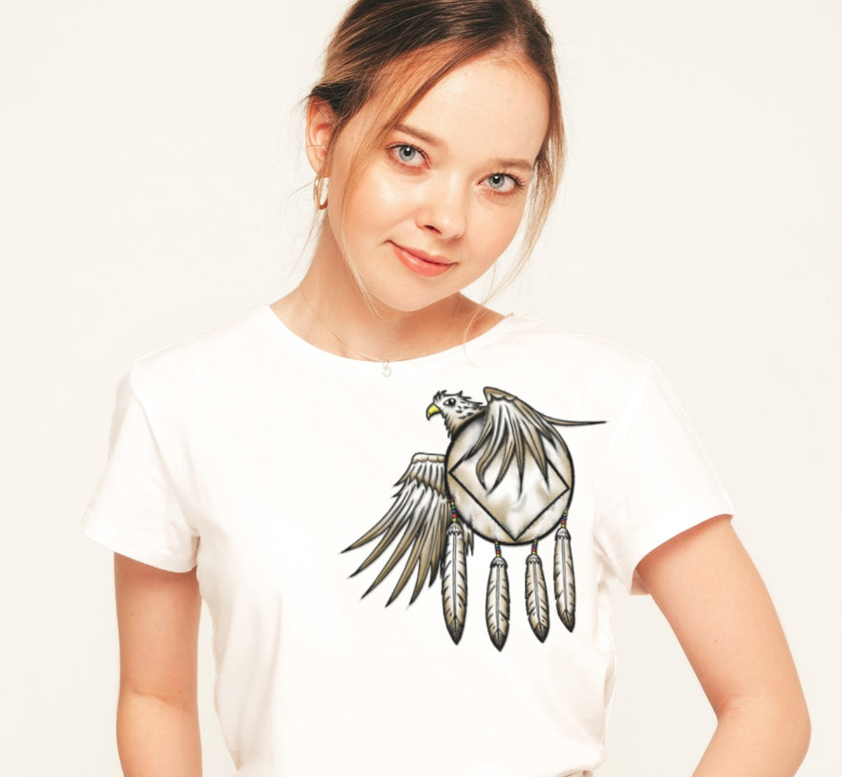 ldTs- Eagle & Shield Women's Tee