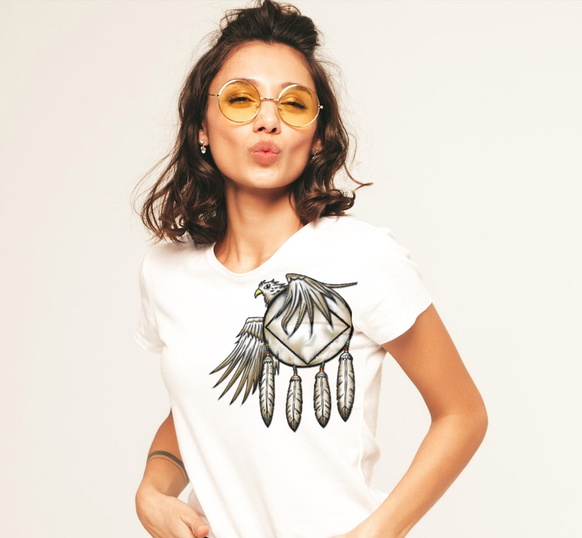 ldTs- Eagle & Shield Women's Tee