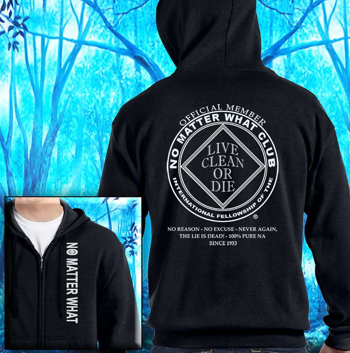 No Matter What V.2 Zip-Up Hoodie