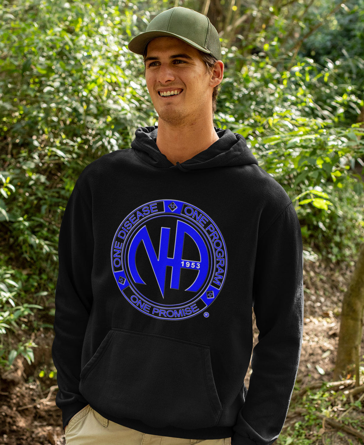 One Disease, One Program Blue Hoodie