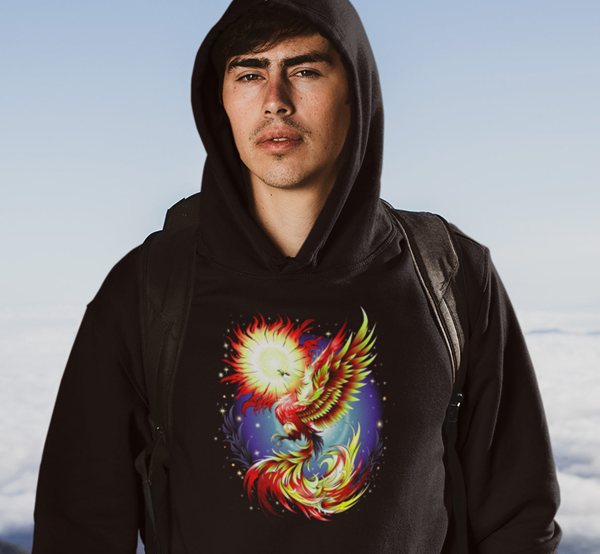 Phoenix Rising V.2 dtg Hoodie