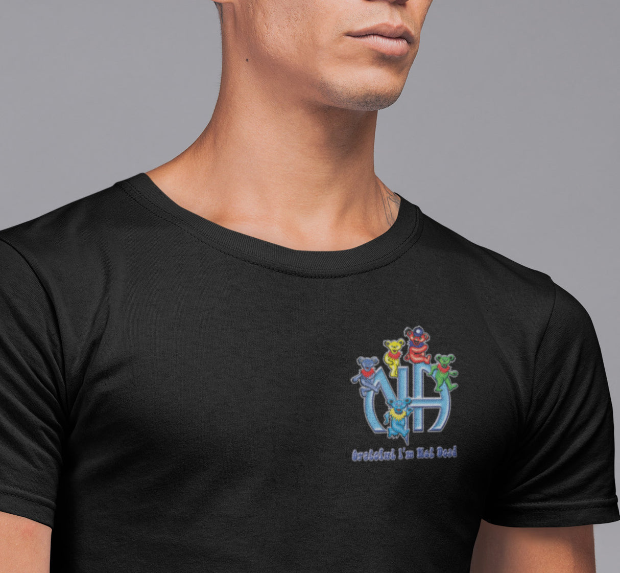 3" Grateful Teddy Small Img Tee