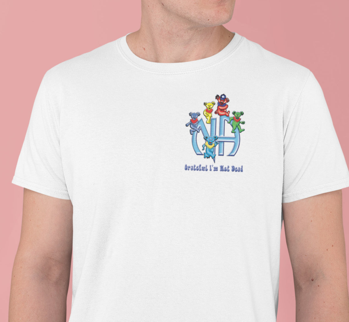 3" Grateful Teddy Small Img Tee