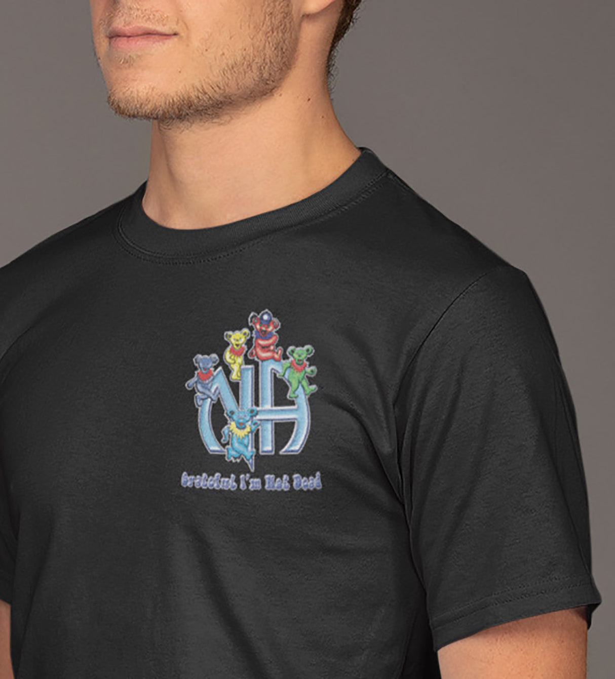 3" Grateful Teddy Small Img Tee