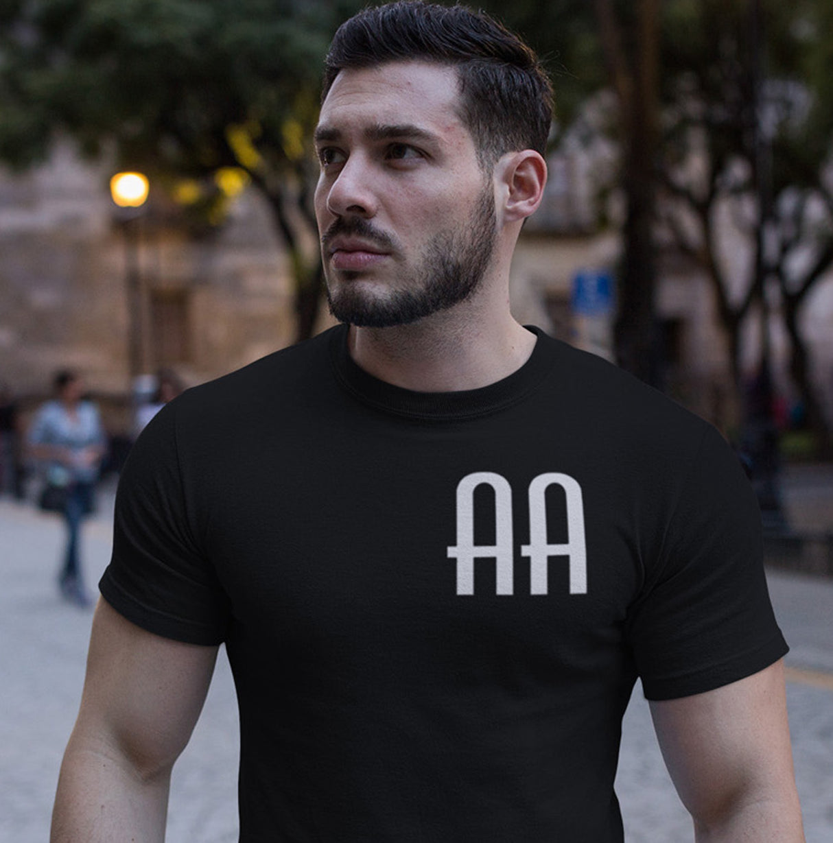 AA - 3" AA Initial Logo Tee