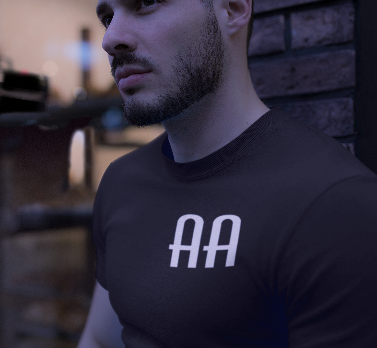 AA - 3" AA Initial Logo Tee